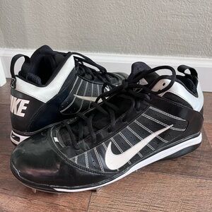 Nike Diamond Elite Metal Baseball Cleats Black Size‎ 11